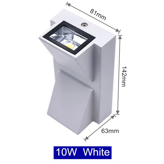 5W 10W Modern simple creative outdoor waterproof wall lamp LED courtyard lamps gate lamp terrace balcony garden wall light