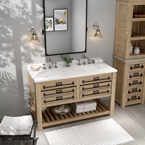 MEJE Undermount Oval Bathroom Sink, Ceramic White Vanity Top Sink with Overflow