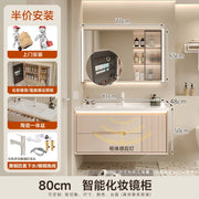 Cream wind bathroom cabinet ceramic integrated basin toilet wash basin washbasin cabinet combination washbasin basin bathroom ca