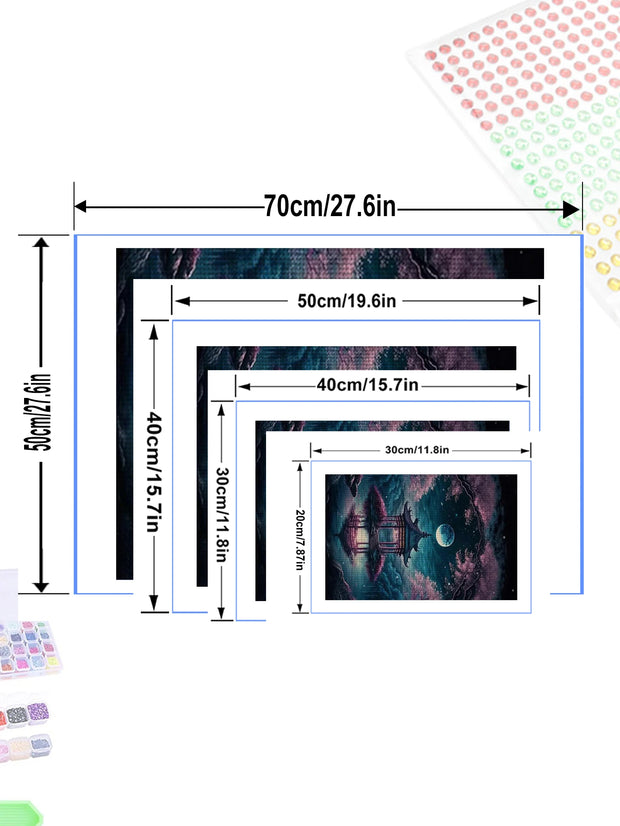 Stunning Scenery Personality DIY Full Drill Diamond Decorative Painting