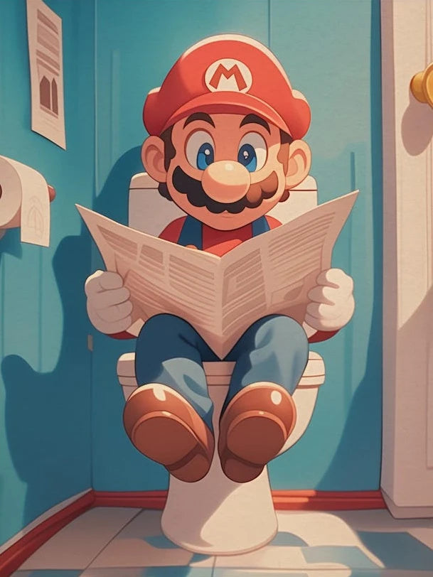 New DIY Mario Bros. Diamond Painting Kit Video Games Poster Diamond Embroidery Color Painting Hand Mosaic Art Home Decor