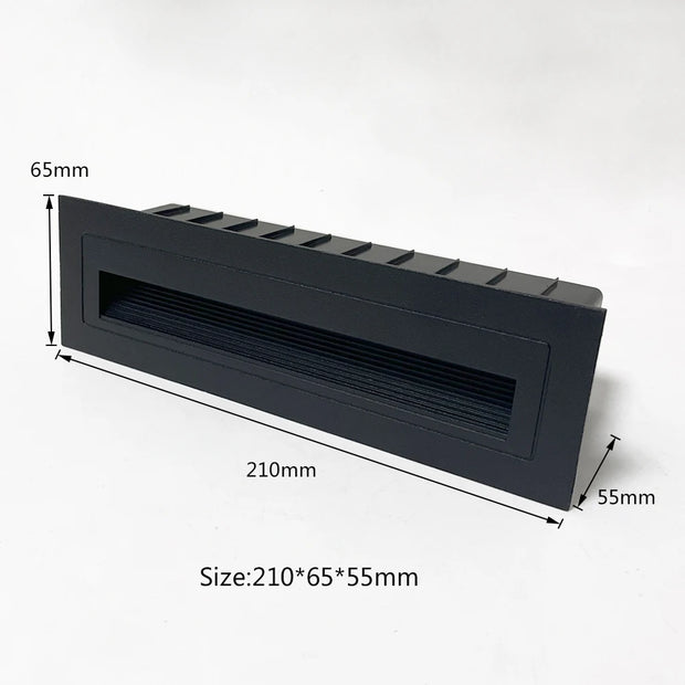SANDIY Waterproof Led Stair&Step Light Outdoor Wall Sconce Lamp Big Embedded Nightlight 12v 220v for House Yard Balcony Terrace