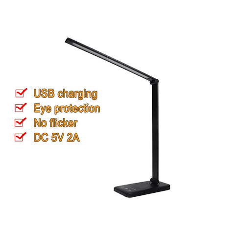 Led Smart Lamp Usb Charging Touch Folding Table Portable Battery Rechargeable Wireless Children's Work Office Light For Bedroom