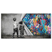 Street Graffiti Abstract Wall Art Poster Trendy High End Mural Modern Home Decor Painting Canvas Prints Living Room Decoration