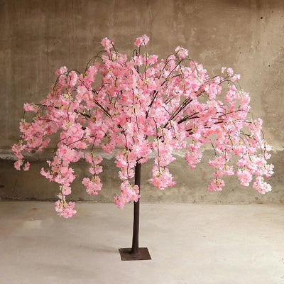 Christmas Artificial Cherry Blossom Tree Plant Artificial Flower Tree Hotel Christmas Wedding Decoration Home Living Room P
