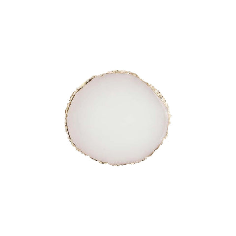 1PC Resin Agate Gold Rimmed Palette Home Desktop Storage Tray Creative Jewelry Necklace Display Tray Photo Decoration Props