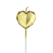 Cute Birthday Cake Candle Diamond Heart Star Shape Candles Creative 3D Lovely Cupcake Candle Children's Party Decoration