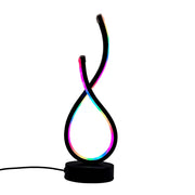 Modern LED Desk Lamp with USB Power, Adjustable Lighting, and Button Control
