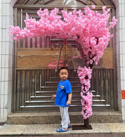 Artificial Cherry Blossom Tree, Outdoor Garden, Road Leading, Christmas Wishing Tree, Fake Plant, Wedding Mall, Home Decoration