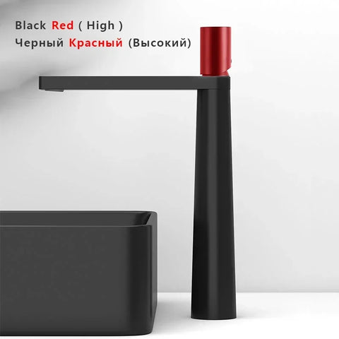 Modern Basin Faucet Brushed Gold Brass Bathroom Mixer Faucet Grey Washbasin Faucet Single Handle Single Hole Wash Sink Water Tap