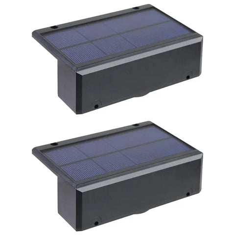 LED Solar Garden Lights Strong Bright Outdoor Sunlight Led Lights IP65 Waterproof Wall Lamp for Courtyard Yard Balcony Fence