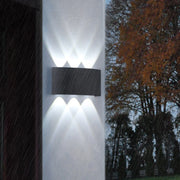 LED Wall Lamp Outdoor Waterproof Up Down luminous lighting Indoor Stair Garden Sconce Light Plastic 6W 10W AC110-220V