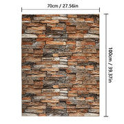 70cmx1m/2m/3m/5m/10m Wallpaper Brick 3D Wall Sticker Foam Self Adhesive DIY Living Room Decor Waterproof Paper