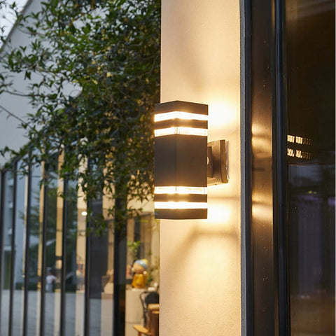 Wall Light Waterproof Lamp LED External Wall Washer Sconces Lighting For Porch Street Garden Home Decoration E27 Light Bulb