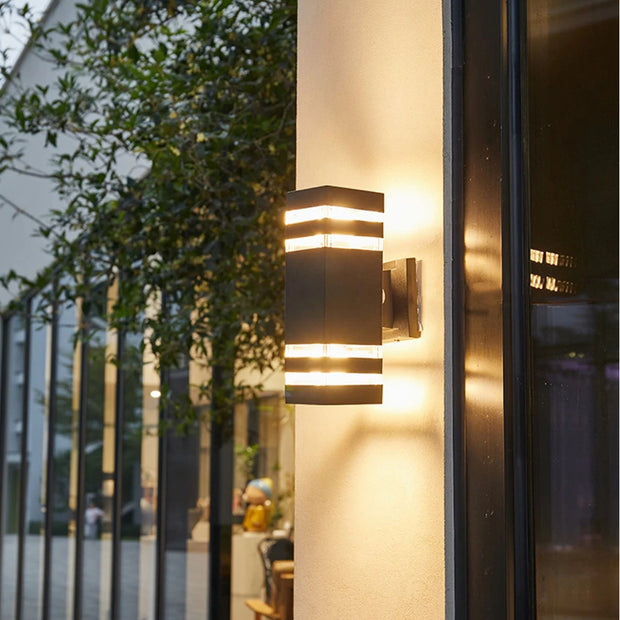 Wall Light Waterproof Lamp LED External Wall Washer Sconces Lighting For Porch Street Garden Home Decoration E27 Light Bulb