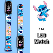 Stitch Children Watches Girls Waterproof Sport Touch Screen Watch for Women Waterproof Digital Clock Bracelet Gifts
