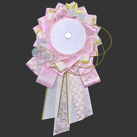 Ribbon Cosplay Bags Rosette Protection Flower Pin Holder Badge Accessories Fill Backpack Badge Base Tray Itabag Decor