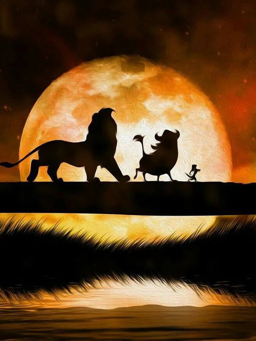 Disney Diamond Painting Mickey Minnie Embroidery Cross Stitch Kits Mosaic Shadow MoonWall Decor DIY Gift Full Round 30x40cm
