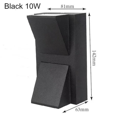 12V IP65 Waterproof wall lamp outdoor 5W 10W  light outdoor Building Exterior Gate Balcony Garden Yard lighting