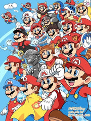 2024 New Japanese Anime Diamond Painting Kit M-Marios Bowser Embroidery Jewelry Handmade Mosaic Home Decoration Children's Gift