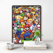 2024 New Japanese Anime Diamond Painting Kit M-Marios Bowser Embroidery Jewelry Handmade Mosaic Home Decoration Children's Gift