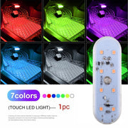 Magnetic Touch Light Hand Car Roof Magnets Ceiling Lamp Indoor Car Lighting Night Reading Light Reading Lamp Car Interior Lights