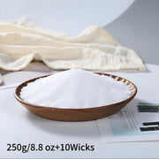 Sand Candle With Wicks, Refillable Wax Sand, DIY Candle Sand For Candle Making, Home Decor, Wedding, Halloween, Christmas, Party