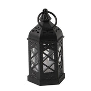 Led Electronic Candle Light Hexagonal Wind Light Portable Handheld Small Lantern Small Night Light Decorative Ornament