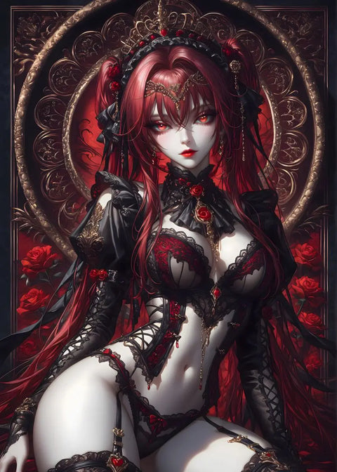 Fashion Cartoon Anime Girl Egyptian Style Sexy Goddess Posters Prints Canvas Painting Wall Art Picture Living Room Home Decor