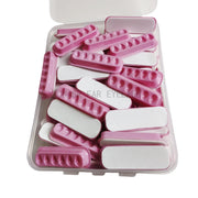 50PCS=1BOX Self Adhering Eyelash Extension Lash Glue Tray Wells Fan maker Private Label  Available