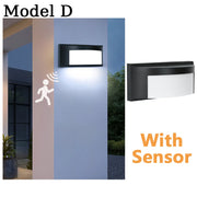 Wall Lamp Led Lights With Motion Sensor Outdoor Lights AC85-265V 16W/30W Outdoor Lights Waterproof Garden Lights Wall Decoration