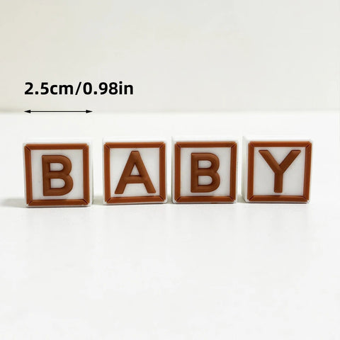 Bear Cake Topper Blowing Candles Bear Beige Brown Balls Gift Boxes for Kids Happy Birthday Cake Toppers Ins Style Cake Deoration