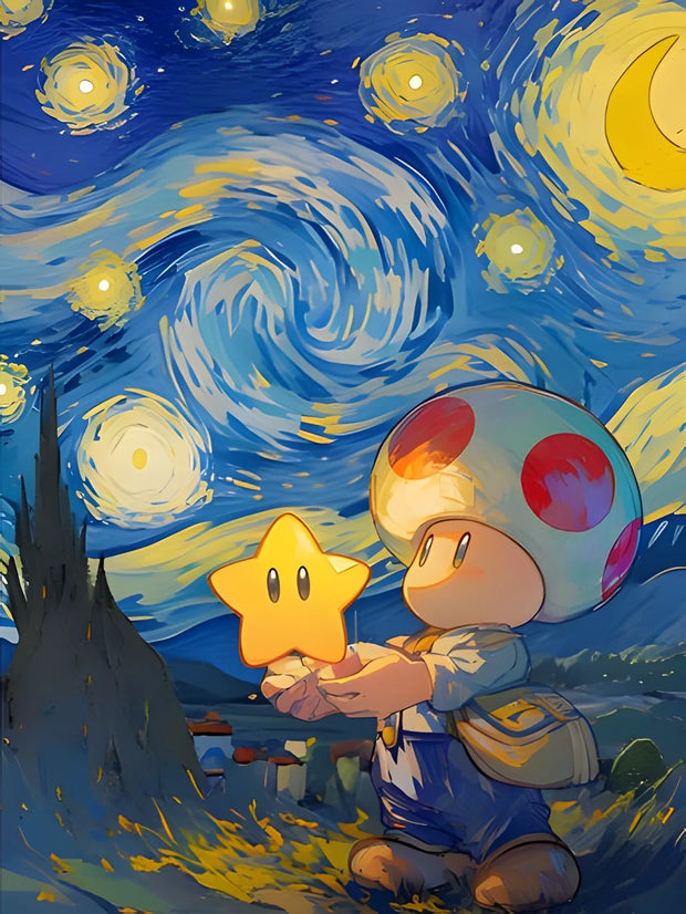 New DIY Mario Bros. Diamond Painting Kit Video Games Poster Diamond Embroidery Color Painting Hand Mosaic Art Home Decor