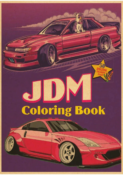 jdm Kraftpaper Poster HomeDecal Painting Wall Sticker for  wall art  Coffee House Bar  wall art