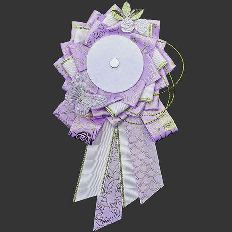 Ribbon Cosplay Bags Rosette Protection Flower Pin Holder Badge Accessories Fill Backpack Badge Base Tray Itabag Decor