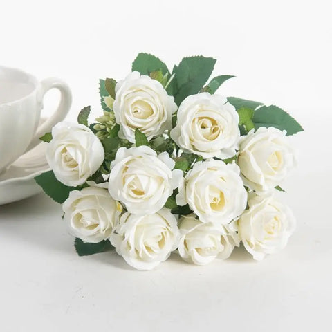 Artificial flowers Begonia  plants  bouquet suitable Long Vine for wall family room garden wedding indoor and outdoor decoration