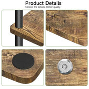 Plant Stand Stand For Flowers Wooden Storage Shelf 5 Tier Flower Shelf Planter Rack Indoor Display Stand Multiple Flower Pot