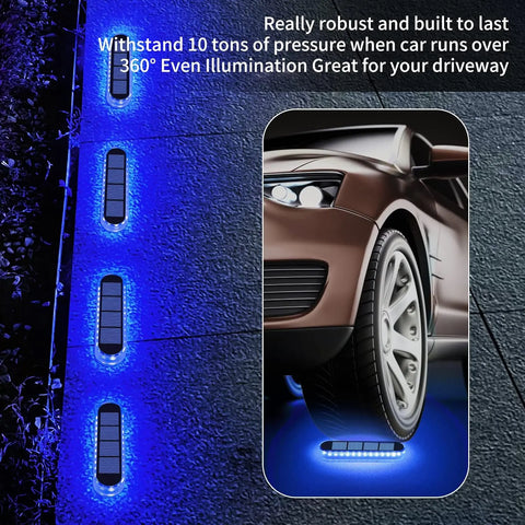 Solar Deck Light Outdoor Solar lighting Stair Lamp Waterproof IP68 30 LEDs For Railing Fence Yard Lamp Exterior Decorative