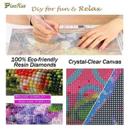 Cartoon Animation Axolotl Adventures  5D  Diamond Painting Cute Adventure Creatures DIY Mosaic Embroidery Cross Stitch