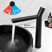 Modern Basin Faucet Brushed Gold Brass Bathroom Mixer Faucet Grey Washbasin Faucet Single Handle Single Hole Wash Sink Water Tap