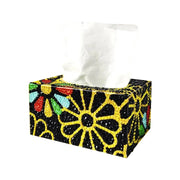 5D Diamond Painting Tissue Box Handmade Mosaic Tissue Box Rhinestone Drawing Art Tissue Dispenser for Home Decor Gift