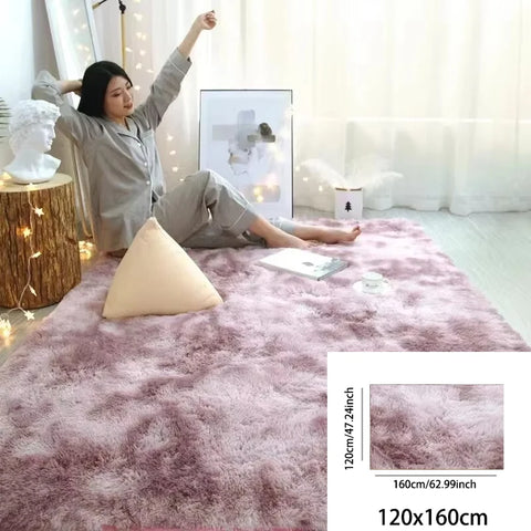 Carpet Bedroom Girl's Room Fully Covered With Large Area Blankets Home Living Room Sofa Coffee Table Bedside Blanket Floor Mat