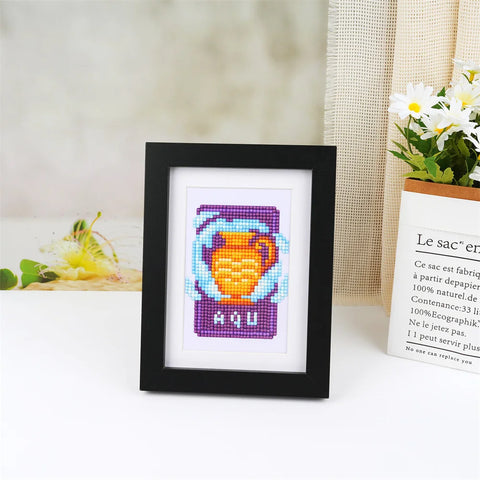 Momoart Diamond Painting 12 Constellation Handmade Hobby Complete Kit DIY Diamond Embroidery Leo Aquarius Child Gift