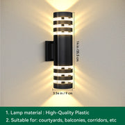LED Outdoor Waterproof Wall Light Decor Socket External Stairs Fitter Holder E27 Lighting Bedroom Fixture Home Lamp Wall Street