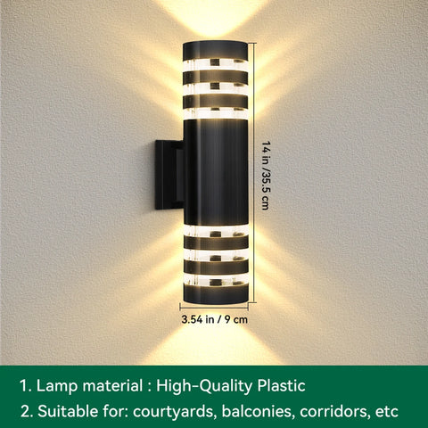 LED Outdoor Waterproof Wall Light Decor Socket External Stairs Fitter Holder E27 Lighting Bedroom Fixture Home Lamp Wall Street