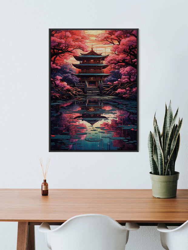 Stunning Scenery Personality DIY Full Drill Diamond Decorative Painting