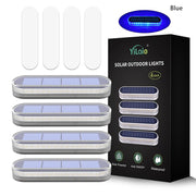 Solar Deck Light Outdoor Solar lighting Stair Lamp Waterproof IP68 30 LEDs For Railing Fence Yard Lamp Exterior Decorative