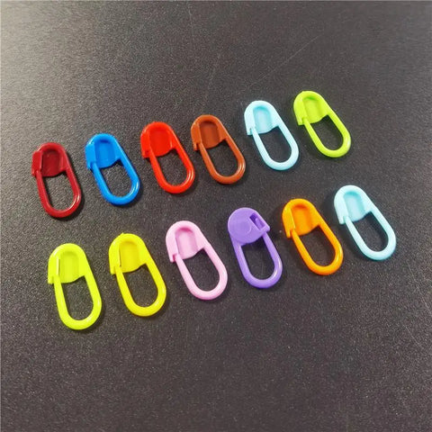 20/50 Pack Knitting Tools Small Buckle Plastic Buckle Pin Marker Buckle Marker Pin Anti-Unlock Buckle Sweater Counter Mark