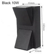 5W 10W Modern simple creative outdoor waterproof wall lamp LED outdoor courtyard lamps gate lamp terrace balcony garden lamp