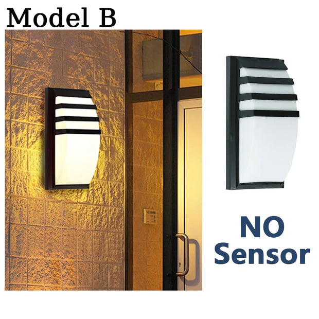 Wall Lamp Led Lights With Motion Sensor Outdoor Lights AC85-265V 16W/30W Outdoor Lights Waterproof Garden Lights Wall Decoration